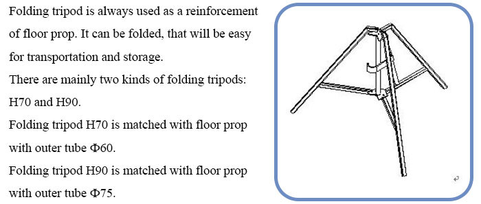 Galvanized Scaffolding Shoring Props