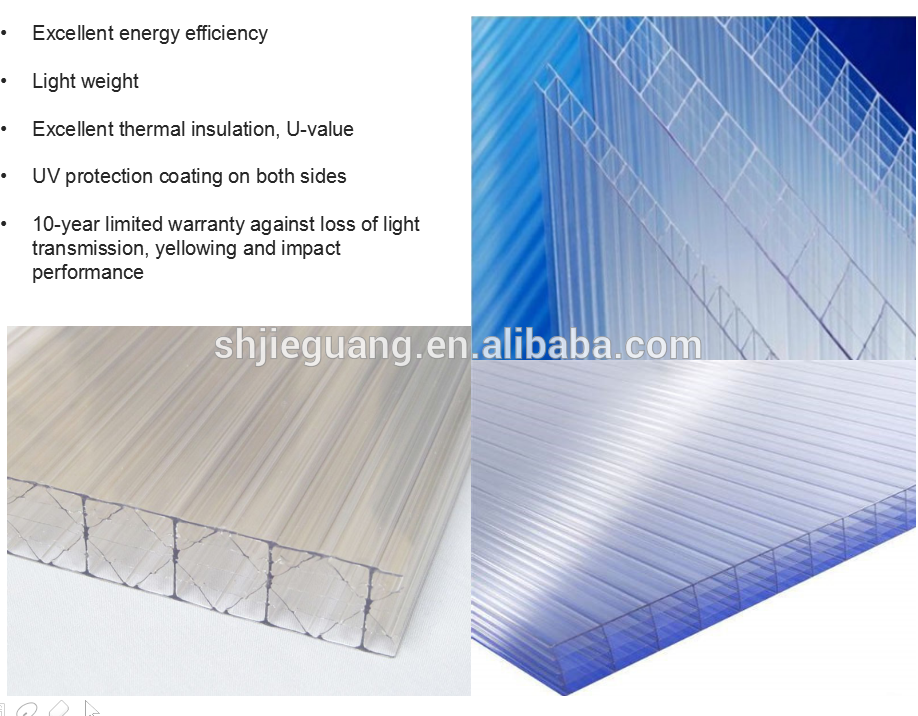 LEXAN High Insulation Sheet 5X Structure Polycarbonate Sheet 16-32 mm