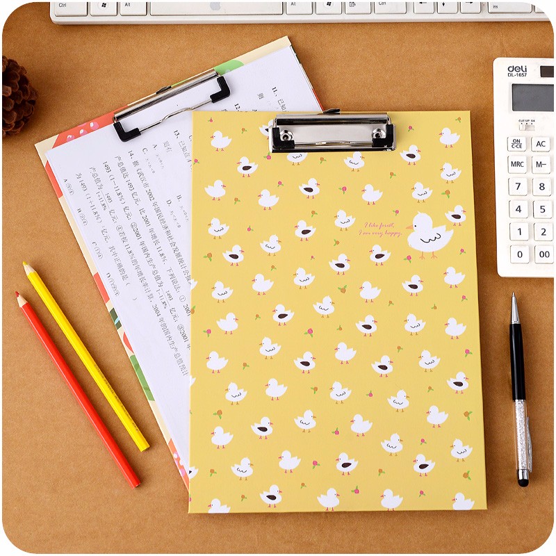 Creative Cute Tablet Office Paper Folder Powder Students Writing Board A4 Filing Products