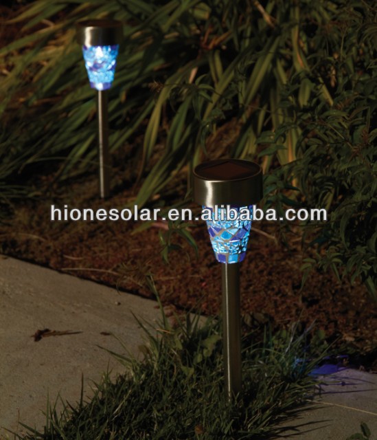 outdoor garden stainless steel led garden solar path light