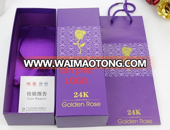 24k gold rose gifts/ 24k gold foil rose/ gold plated rose