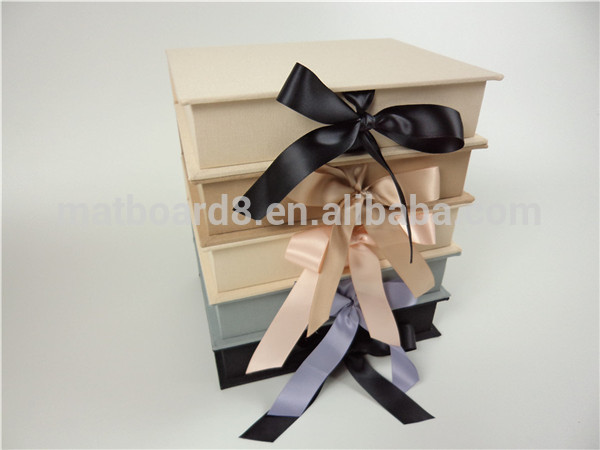 photo kraft linen presentation portfolio box folio boxes