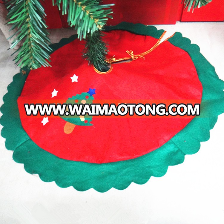 wholesale 60cm christmas snowflake tree skirt for chritsmas decoration