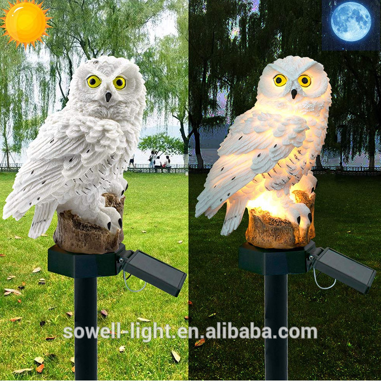 Solar Light Owl Shape Light, LED Garden Lights Solar Night Lights, Powered Lawn Lamp Light for Decoration Solar garden light