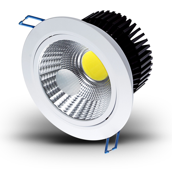 Aluminum white black 30w led downlights dimmable with DALI Triac on-off 1-10V