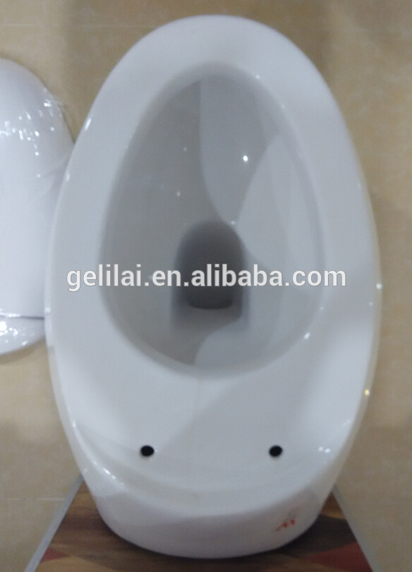 Hot Selling Ceramic Wall Hung Egg Shaped Toilet