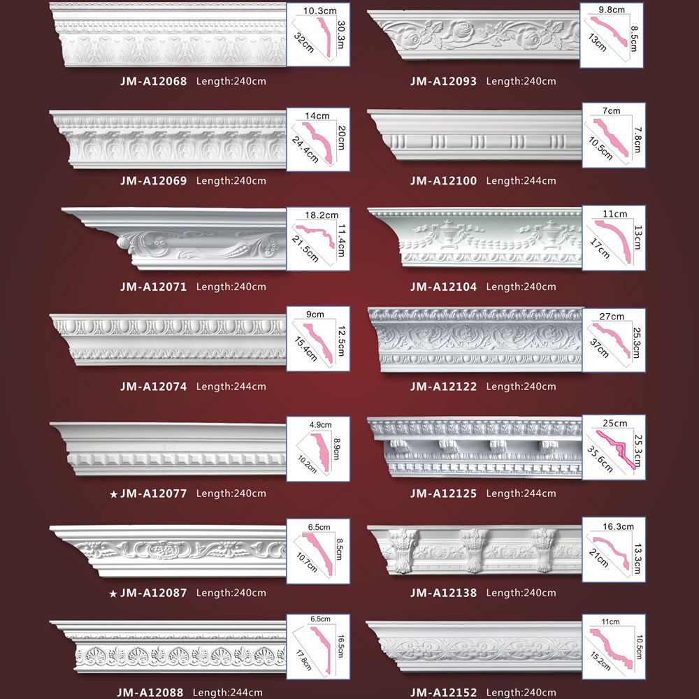 High Quality Good price beautiful new modern luxury polystyrene wooden moulding wood moulding