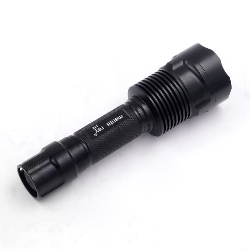 Manta ray C12 XM-L2 U3 led 5mode 18650 rechargeable flashlight