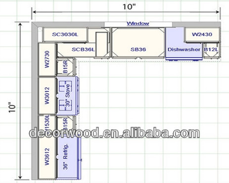 High quality special made wooden white home office