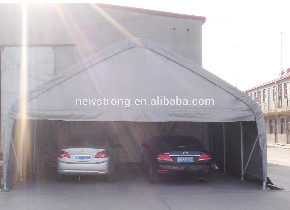 Steel Structure outdoor rain wind protective shelteroutdoor rain for two/double Car Garage