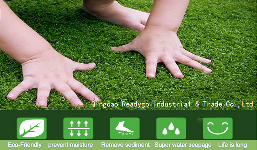 green plastic carpet lawn antislip , flooring plastic mat