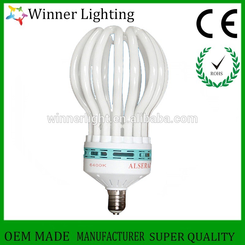 High Power energy saving lamp bulbs 6u Lotus Bulb cfl Fluorescent Lamp in dubai factory Canton fair alibaba express