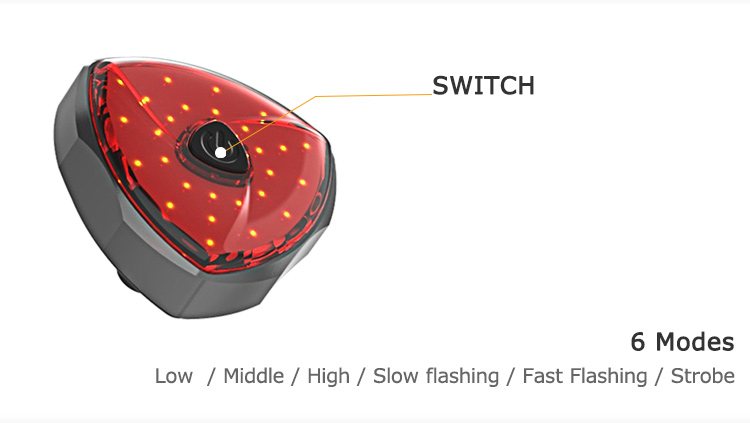 Multifunction German Safety GPS Helmet Spoke USB Rechargeable COB LED Mini Smart Rear Bike Light