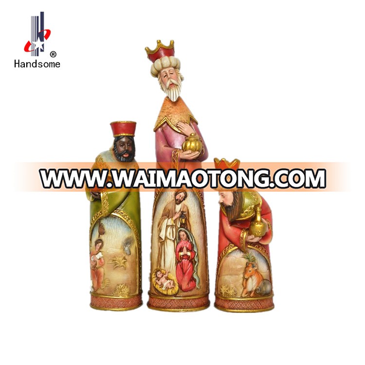 Three kings resin religious catholic figurines Promotional gifts