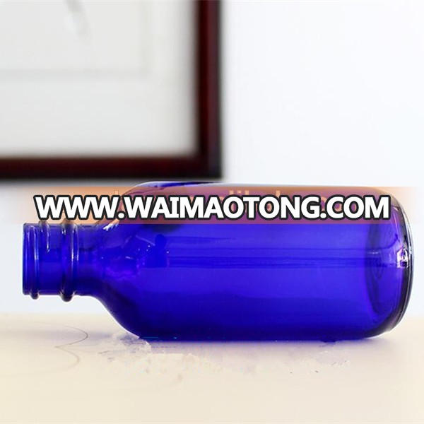 4OZ 120ml bulk mason jars for sale cobalt blue glass bottle with cap