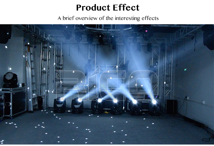 led stage light 6 mirror dishes Moon flower light star led party effect light