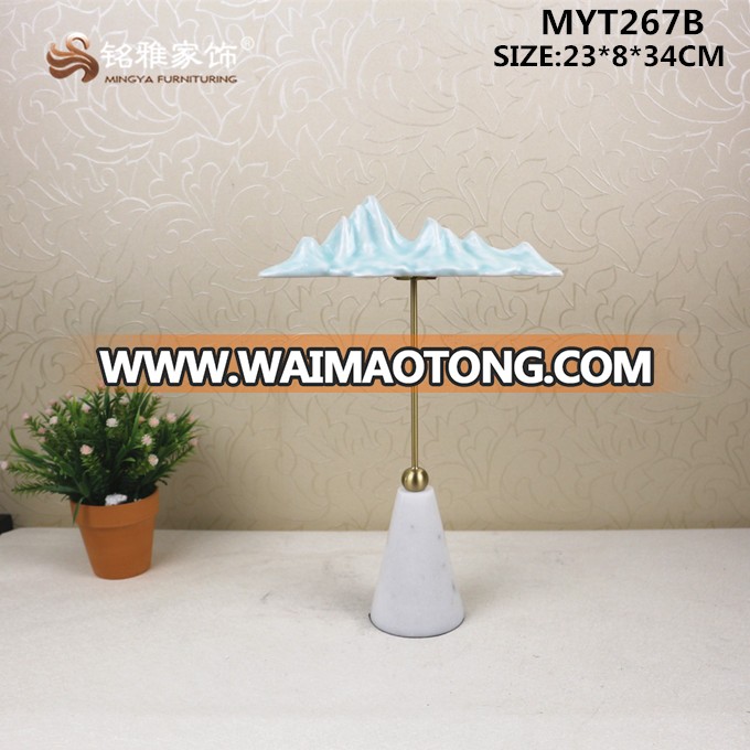 Wholesale garden inner office desk decor table decorative ceramic crafts