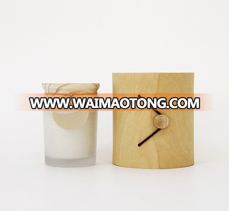 scented candle holder with cement candle jar from China factory