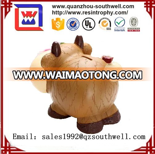 Resin piggy bank,money box,saving box for children gift