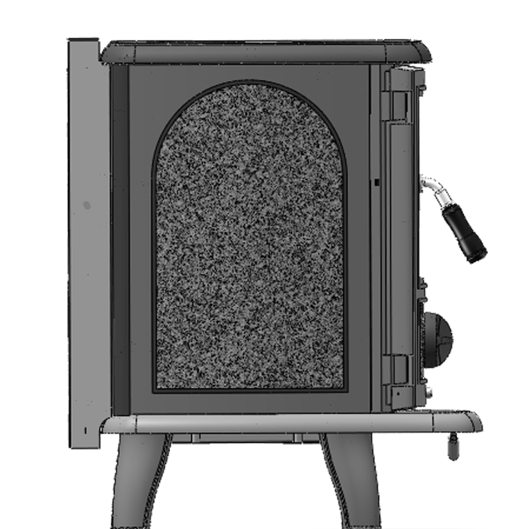 Aesthetic Appearance Design Of The Casting Elegant Wood Burning Stoves