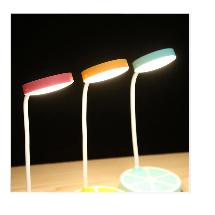 Hot sell wholesale cute kids present fruit dimming led eye protection desk lamp