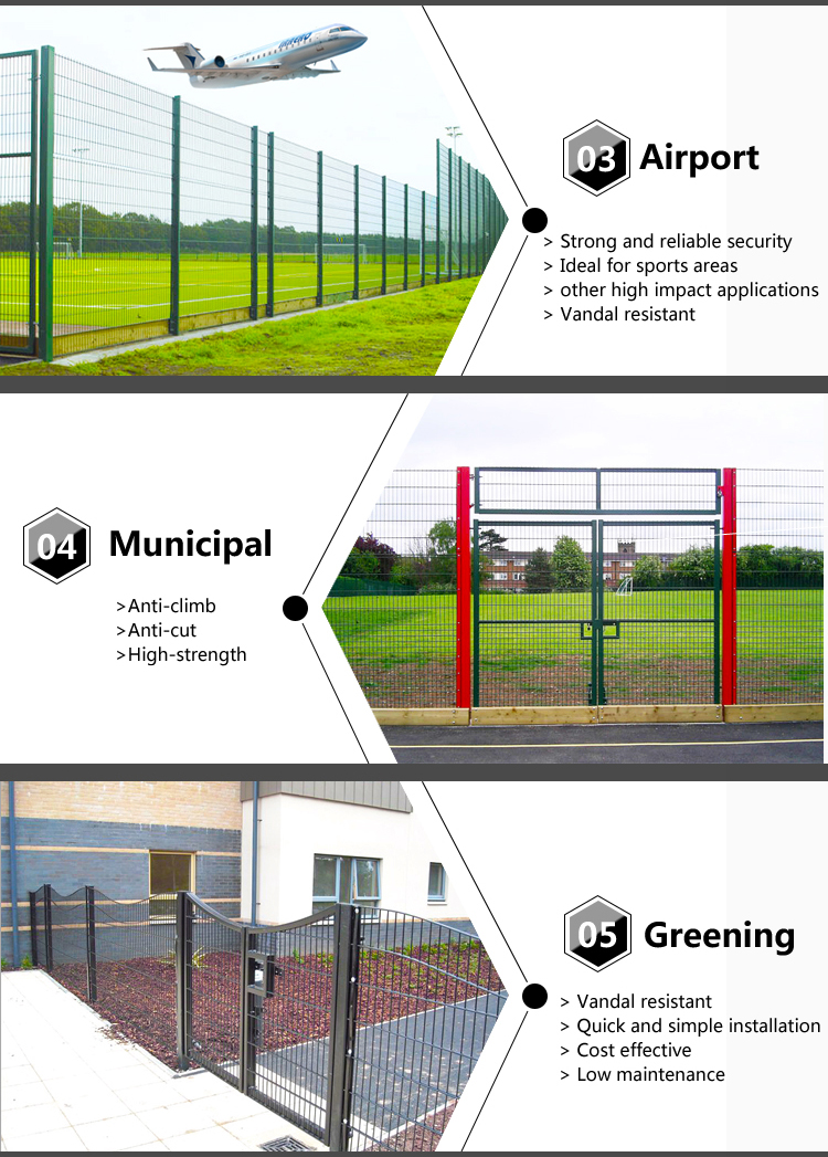 30 years factory  high quality double wire fence