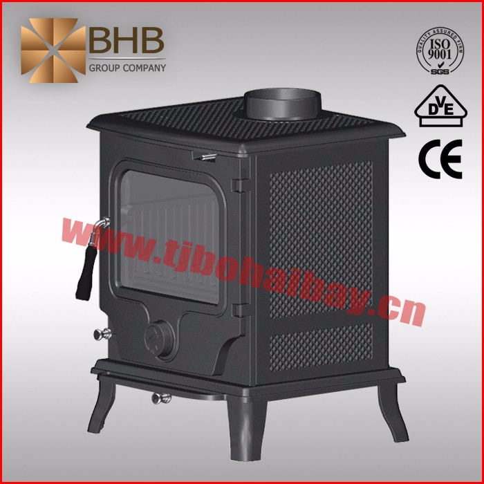 Wide selection cast iron material own factory wood burning stove