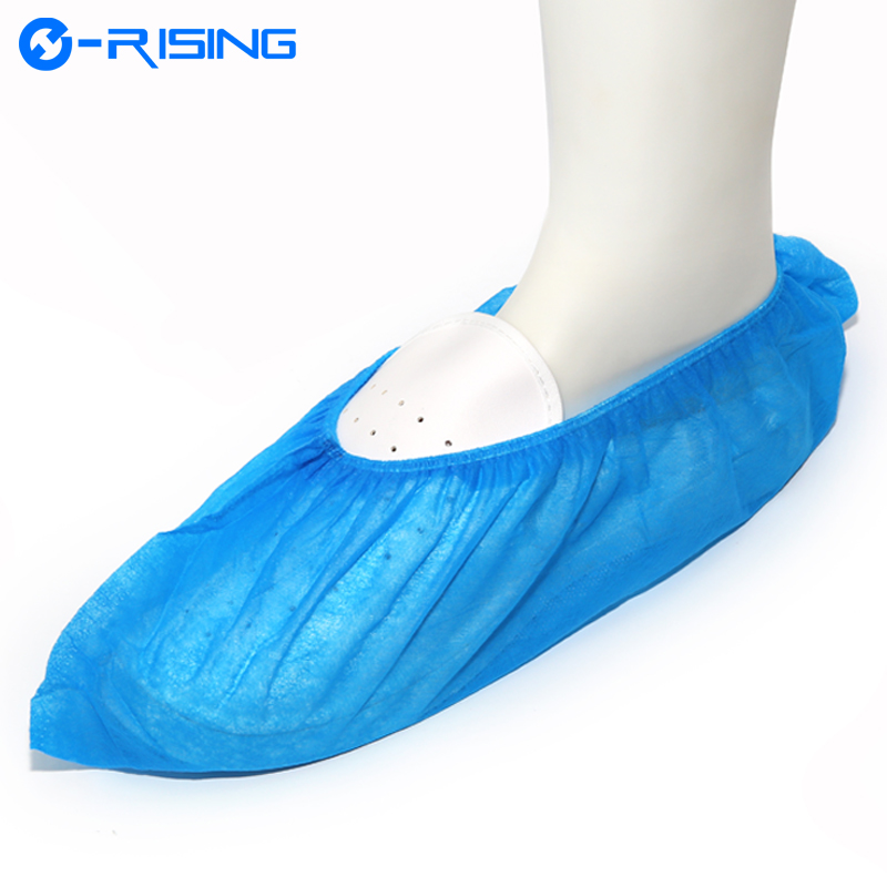 Hot Sale Blue Disposable Nonwoven Shoe Cover For Cleanroom Workshop