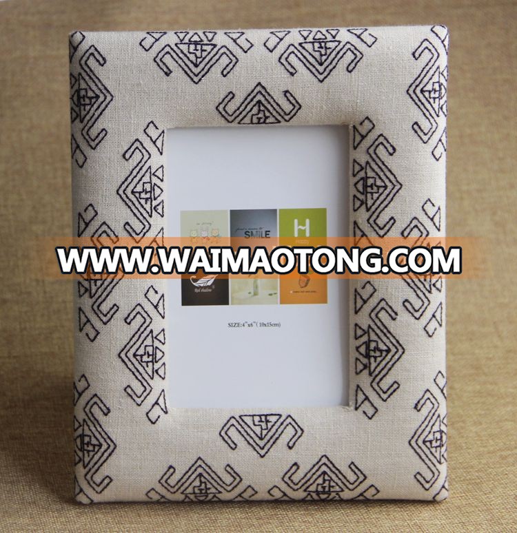 Fabric Art Decorative Picture Photo Frame