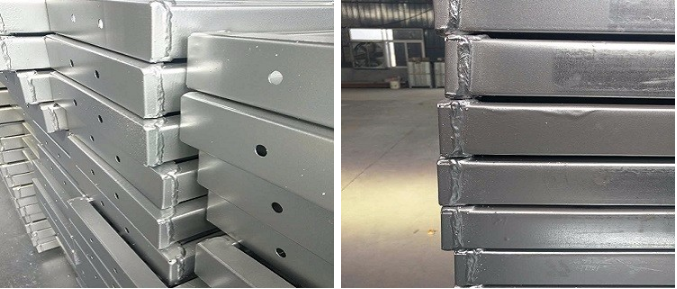 Q235 Punched Pre Galvanized Metal Deck For Scaffoldings