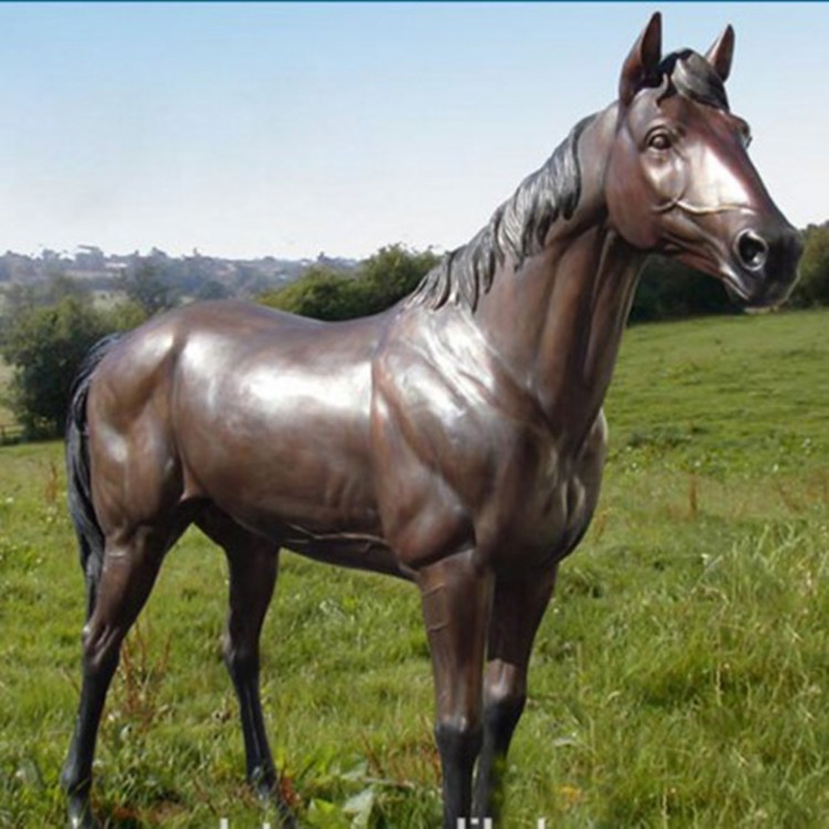 Outdoor life Size Bronze Horse Sculpture for sale