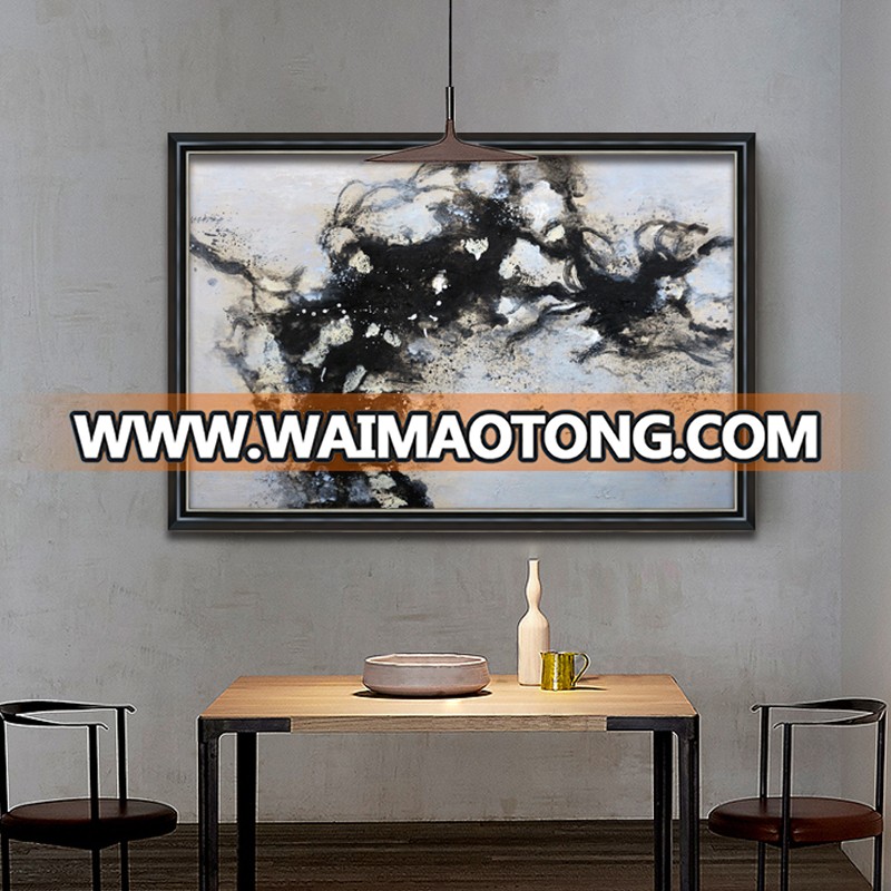 100% Hand-painted customized design oil painting abstract picture frames