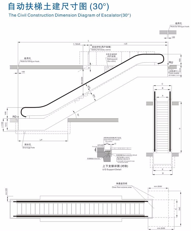 Professional handrail escalator manufacturer in GuangDong,China