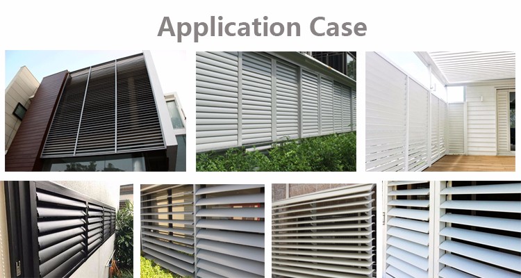 Factory experienced electric plantation shutter bathroom louver