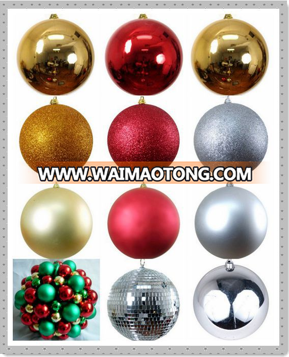 6cm pink lighted ball for christmas decoration