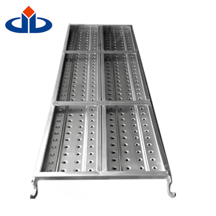 Construction Galvanized Metal Q235 Q195 steel scaffold / scaffolding plank hooks made in China for sale steel scaffold plank