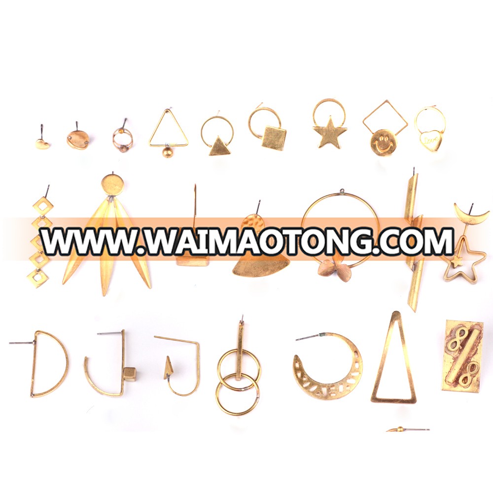 Factory Customized Drop Earring Hot Sale Lady Brass Earring