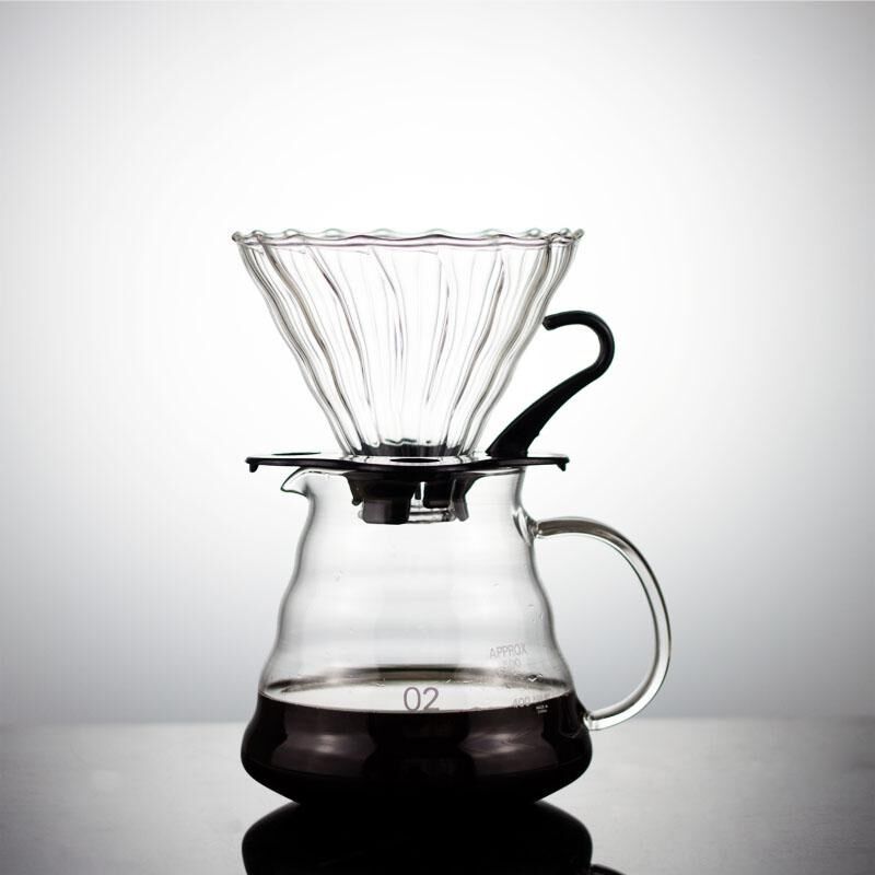 High Borosilicate Glass Coffee Dripper With Handle V60 Glass Dripper