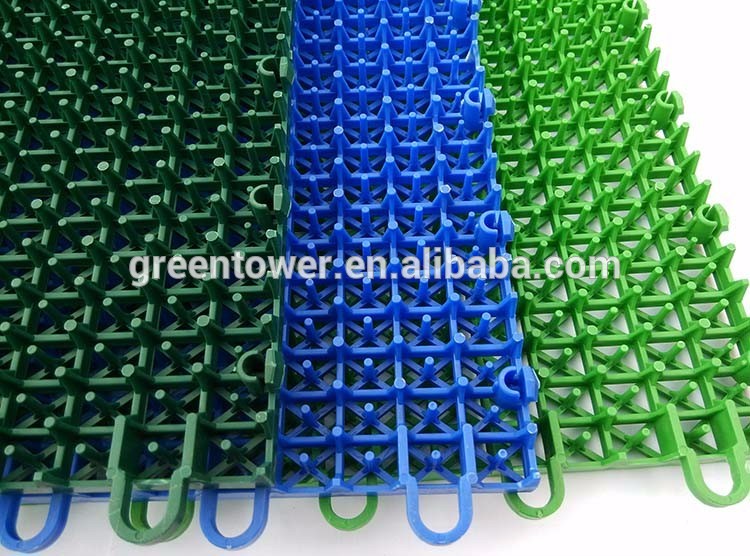 Outdoor Basketball Court Removable PP Interlocking Plastic Flooring Tiles