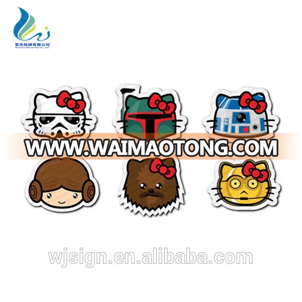 Top Quality OEM Logo Printing Cute Self-adhesive Customized Glass Bottle Stickers