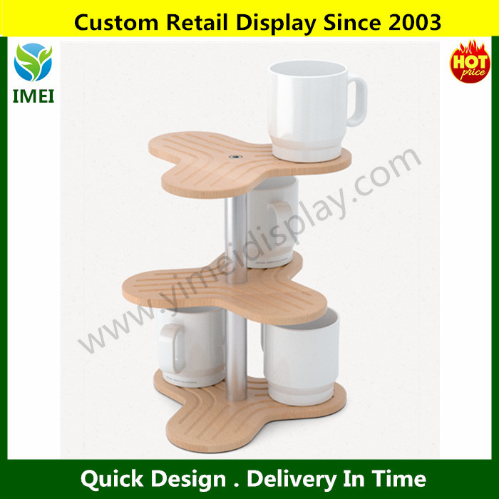 Wood mug display stand YM1-1216