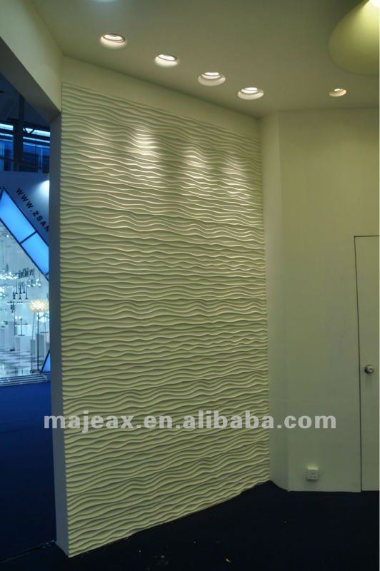 furnishing plaster gypsum wave wall decoration