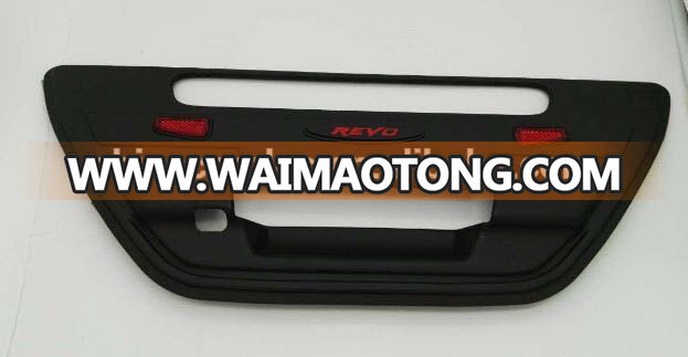 ABS black tail gate handle cover for 2015 HILUX REVO NEW VIGO