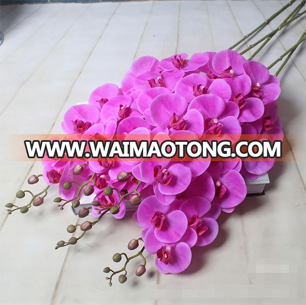 Wholesale 9 heads artificial phalaenopsis flower