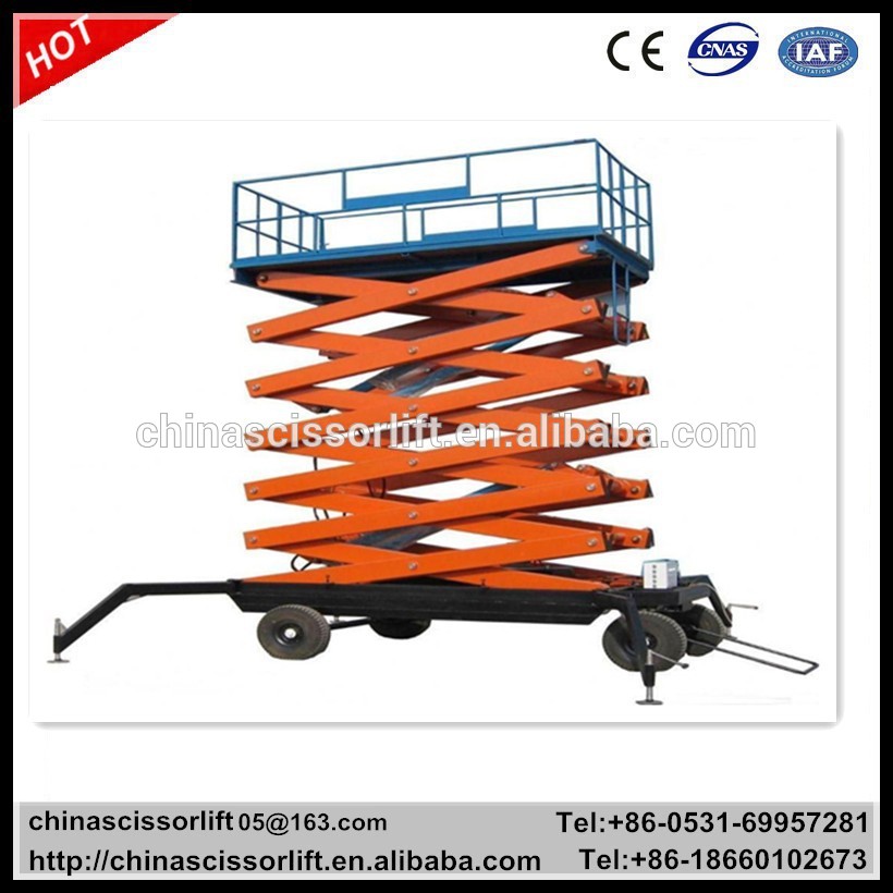 16 meters 300kg mobile hydraulic one man lift elevator