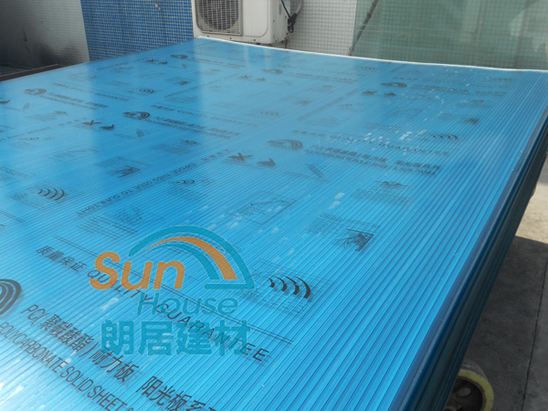 polycarbonate swimming pool cover, transparent roof tile