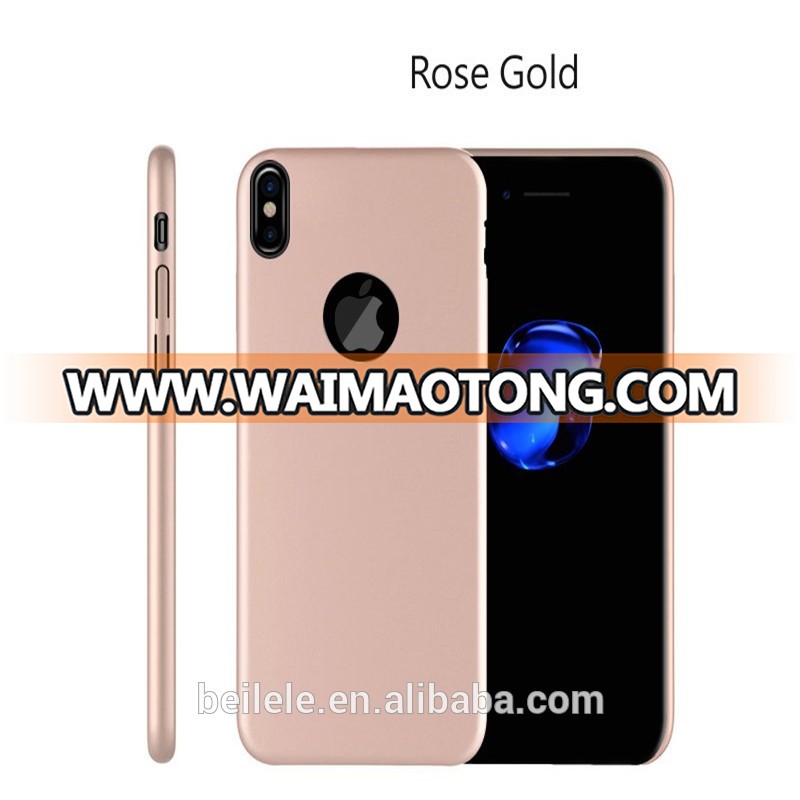 Hot selling Matte pc with ultra-fine mobile phone case for iphone X anti-drop all-round protective phone cover