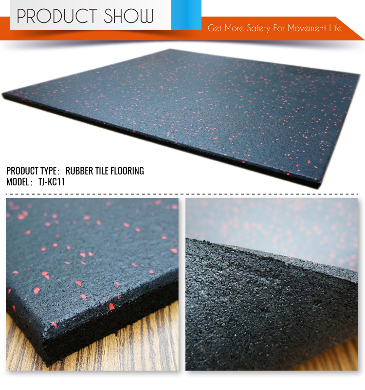 EPDM Granules Floor Mat Rubber Gym Mat