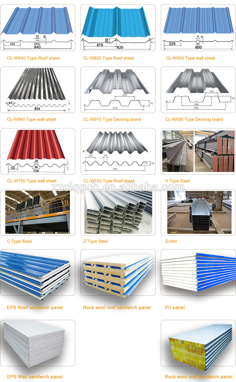 durable and low cost prefab warehouse construction prices Fiji steel structure tea manufacturing warehouse