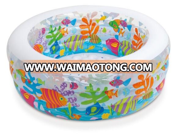 Promotion sale large inflatable indoor pvc round animal swimming pool